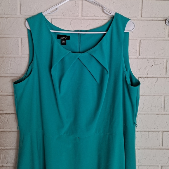 ALYX green sleeveless dress, 1X NWT - Picture 6 of 6